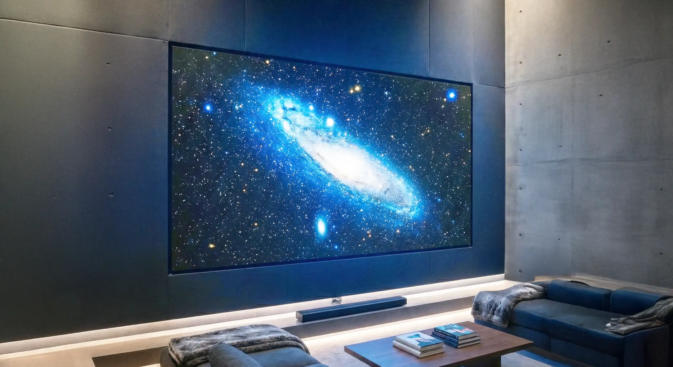 LightUpLA Home Theatre - Premium home cinema with theater-grade LED screen