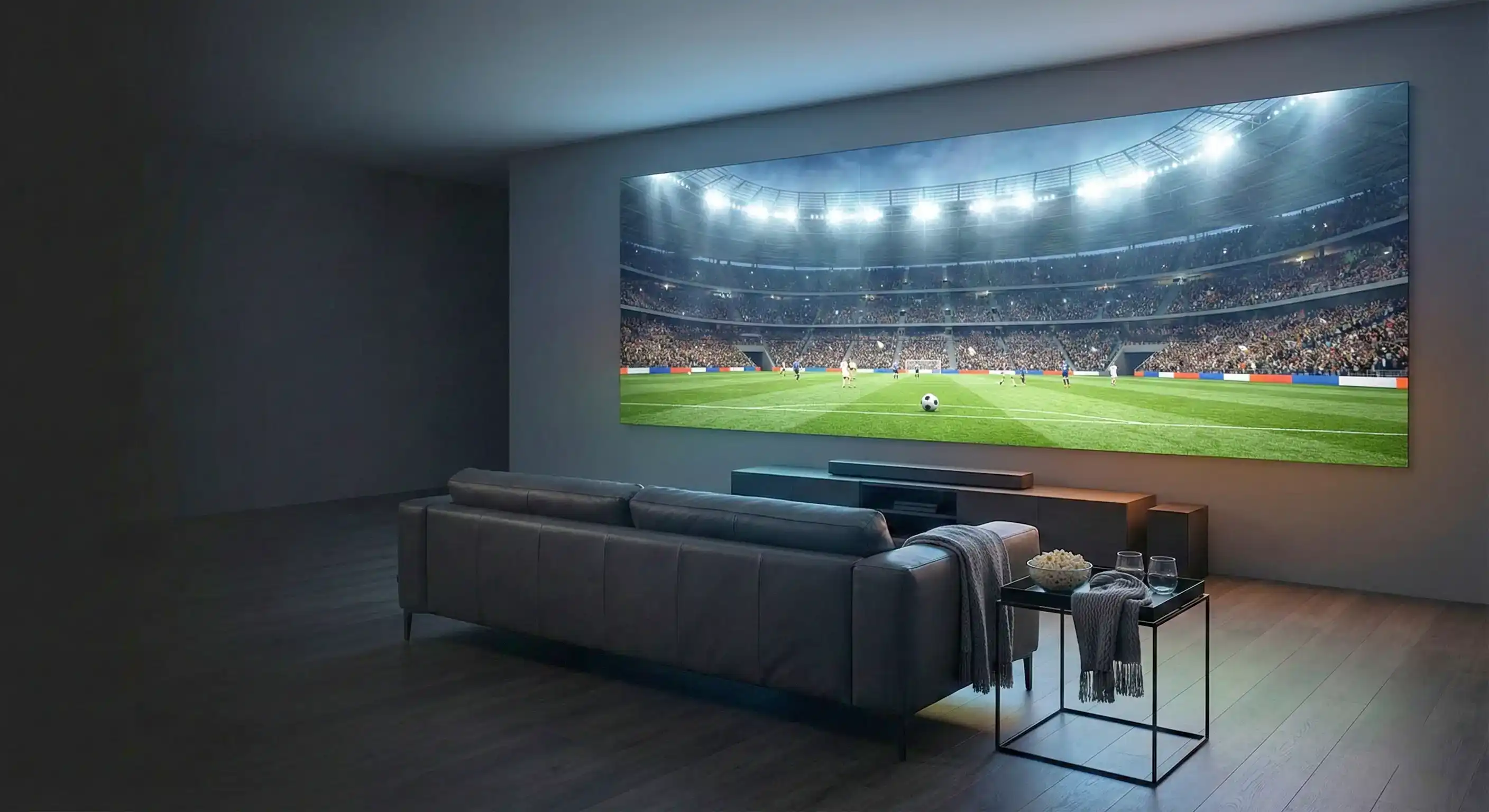 LightUpLA World Cup Sports - Large scale sports viewing on immersive LED display