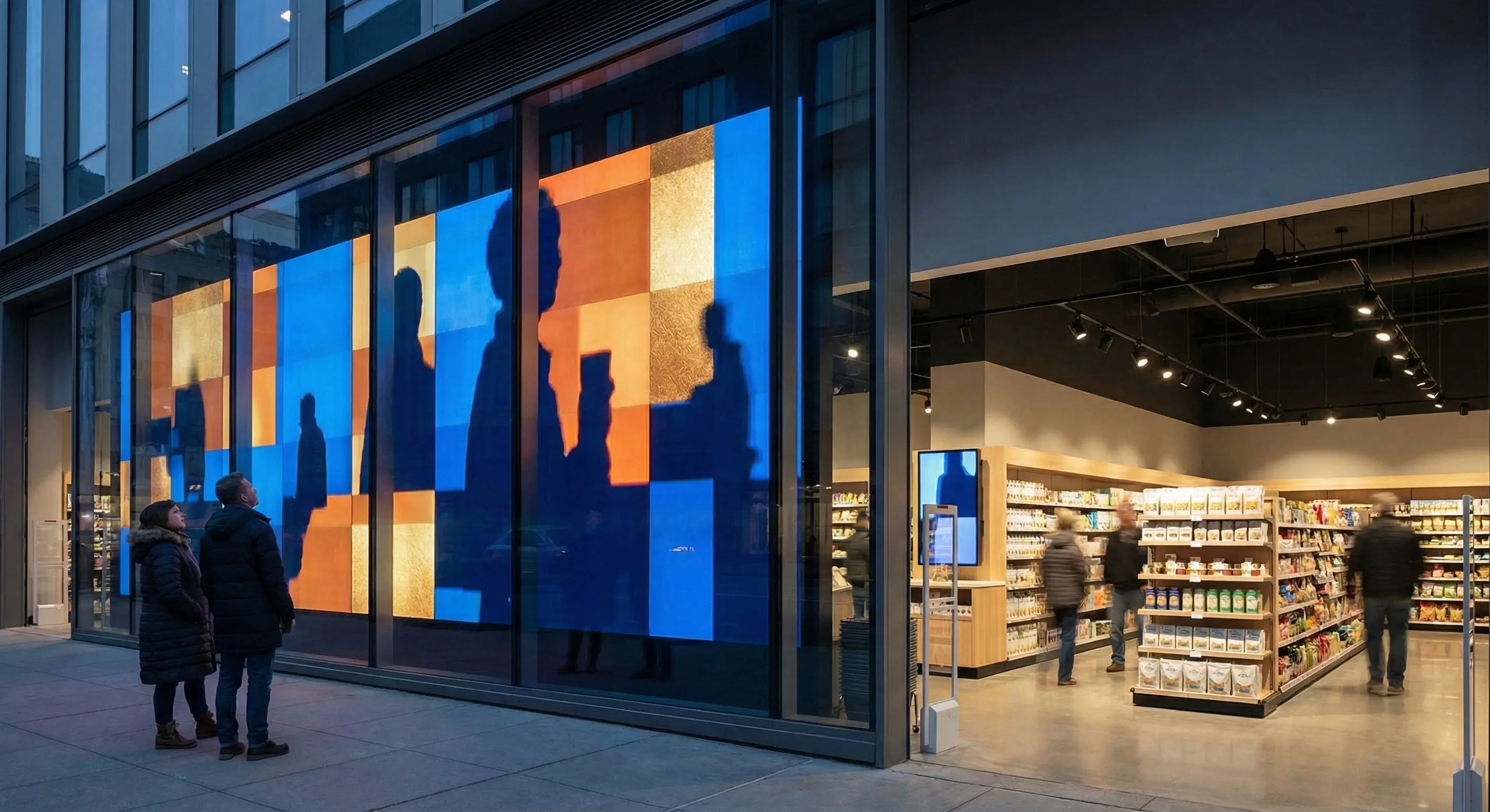 LightUpLA Retail - High-impact retail window display with digital signage