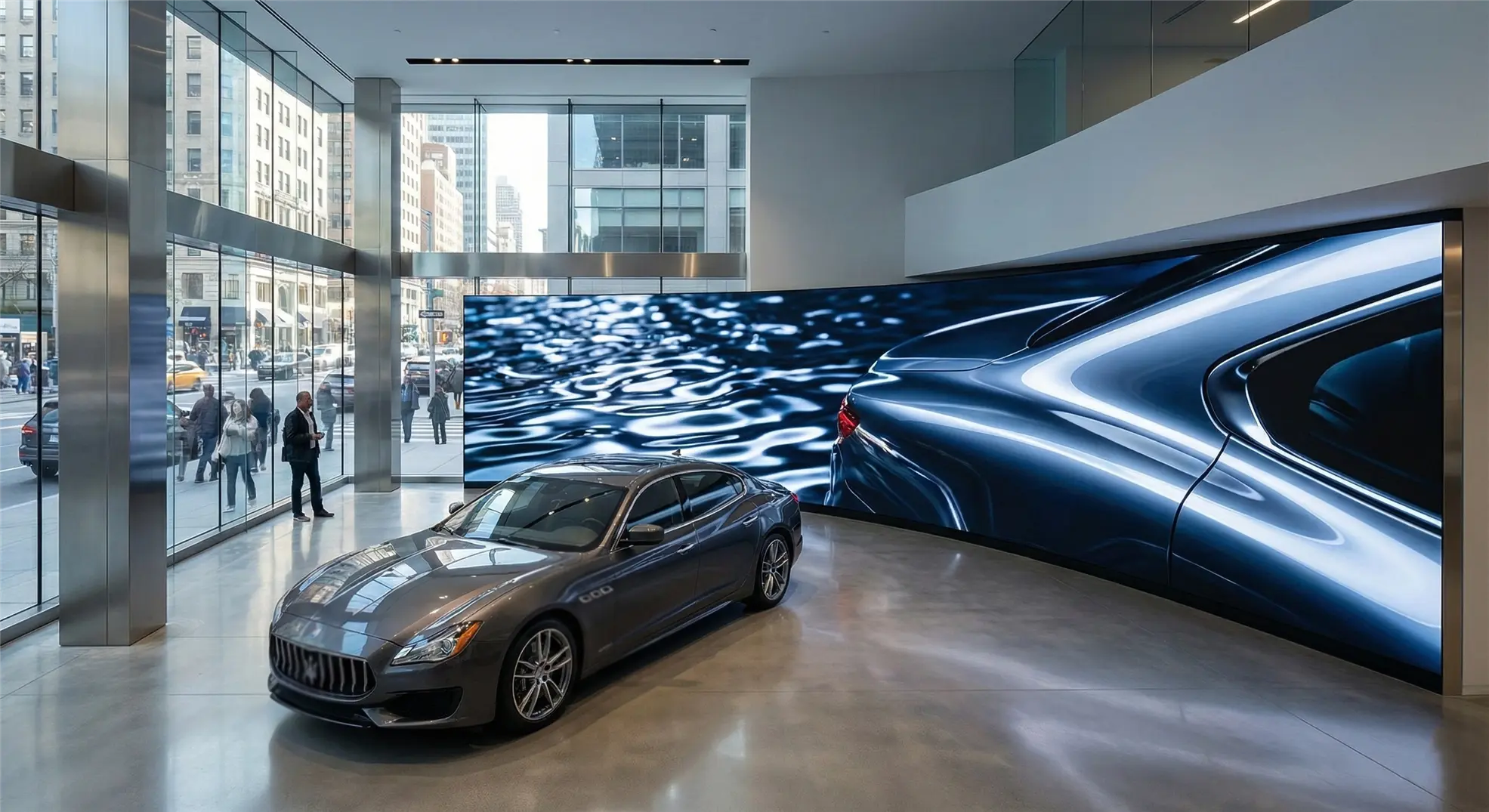 LightUpLA Automotive - Showroom LED display for automotive dealership